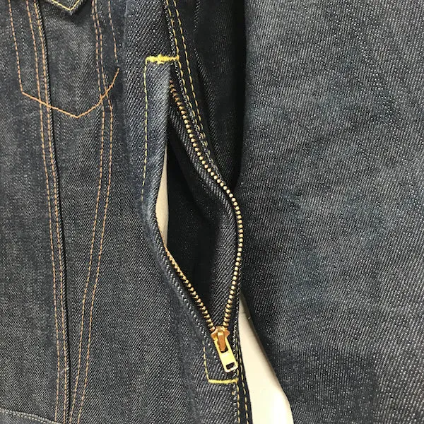 [M] Visvim Social 15SS Sculpture 103 Denim Jacket Unwashed V.F. Indigo