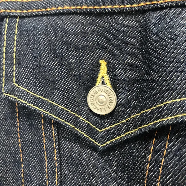 [M] Visvim Social 15SS Sculpture 103 Denim Jacket Unwashed V.F. Indigo
