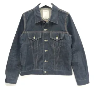 [M] Visvim Social 15SS Sculpture 103 Denim Jacket Unwashed V.F. Indigo