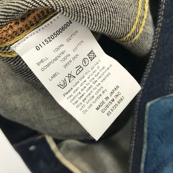 [M] Visvim Social 15SS Sculpture 103 Denim Jacket Unwashed V.F. Indigo