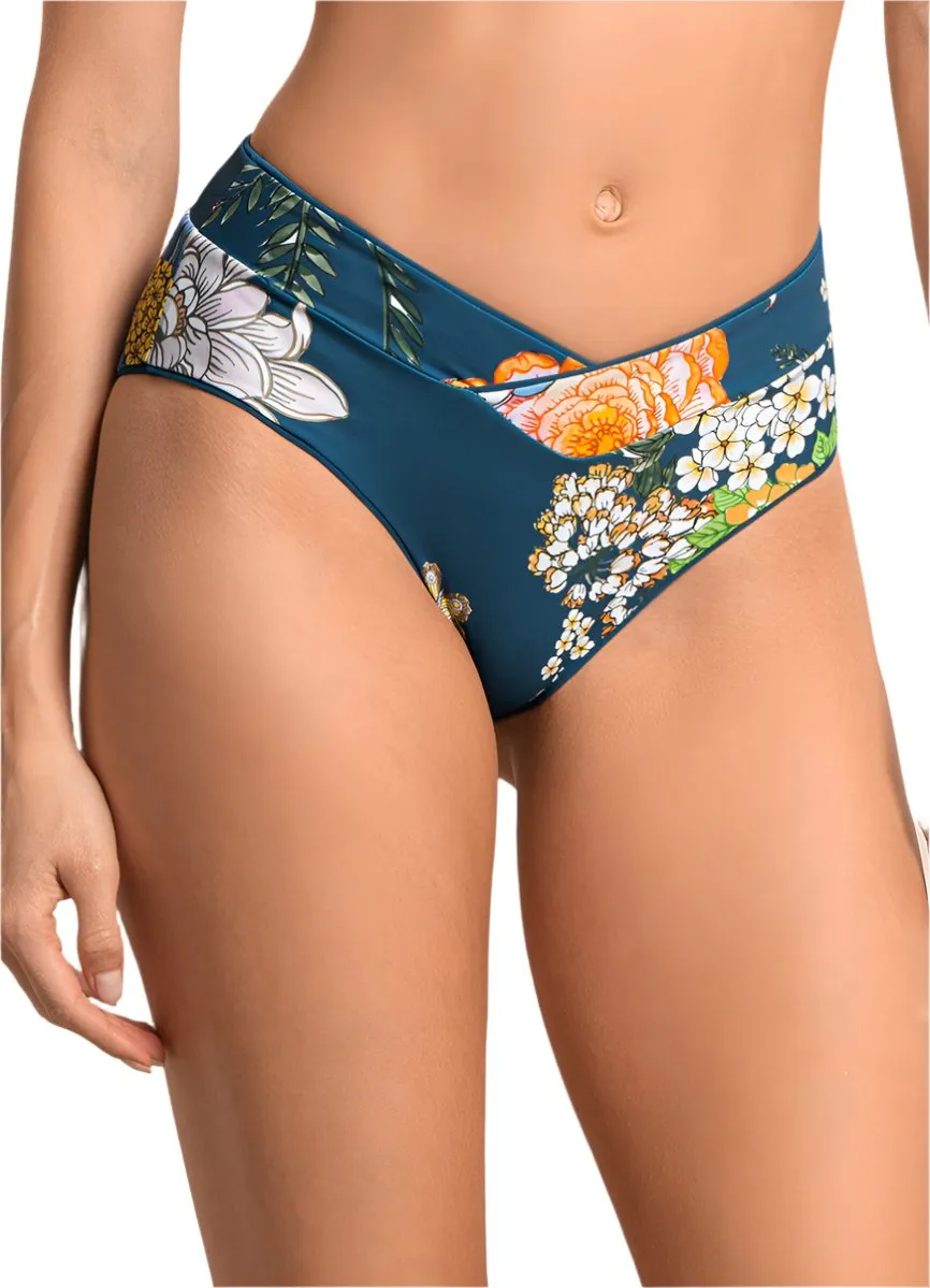 Maaji Bluejay Jannine Mid Rise Bikini Bottom