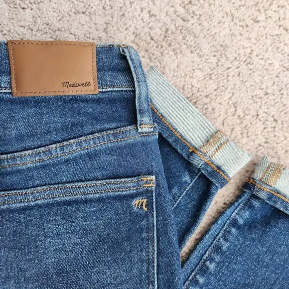 Madewell Jeans Womens Size 26 10 Inch High Rise Skinny Blue Denim Pants