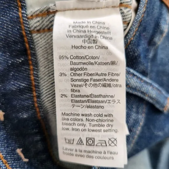 Madewell Jeans Womens Size 26 10 Inch High Rise Skinny Blue Denim Pants