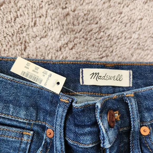 Madewell Jeans Womens Size 26 10 Inch High Rise Skinny Blue Denim Pants