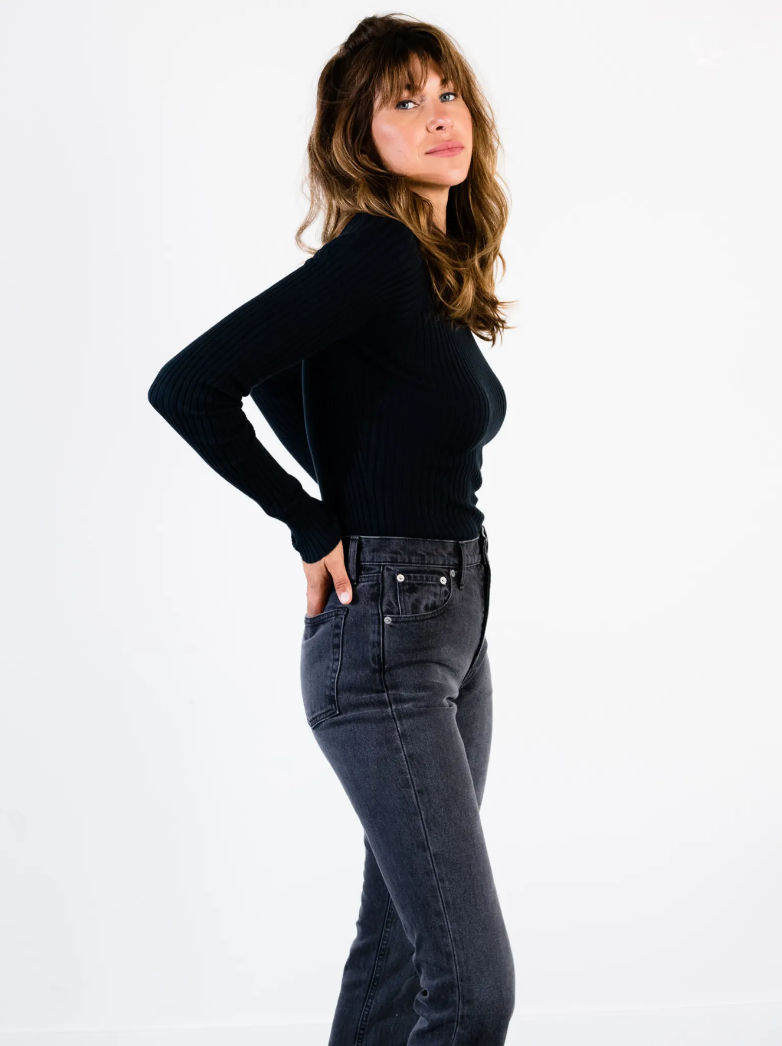 Madison Mock Neck Sweater
