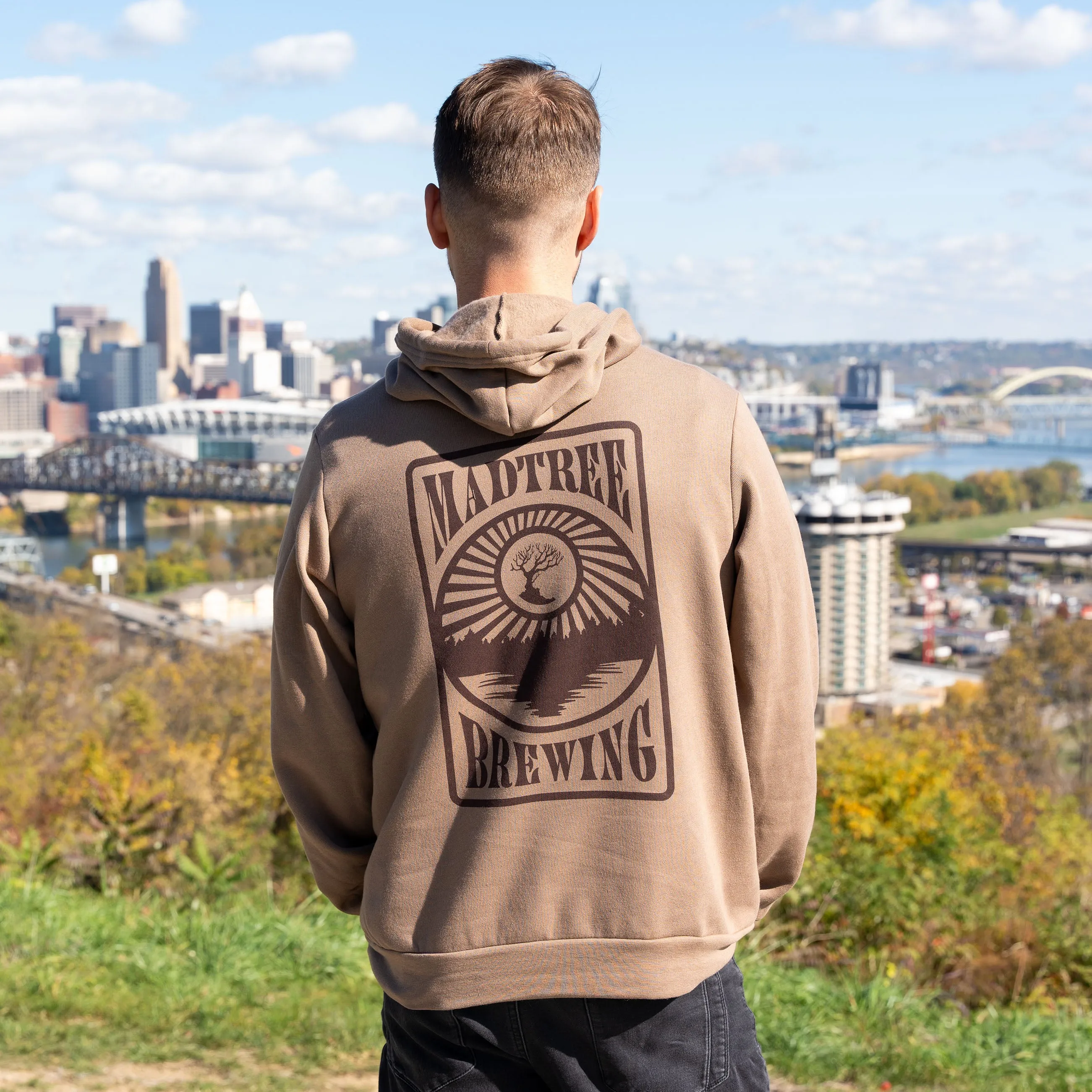 MadTree Washed Brown Hoodie
