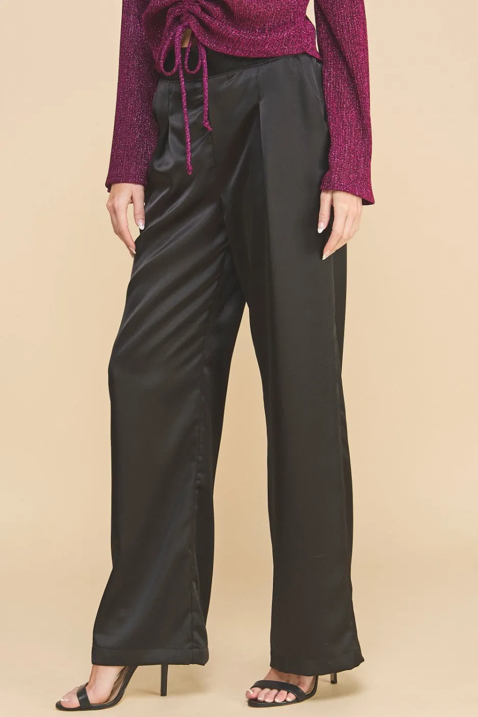 Maggie Satin Pants
