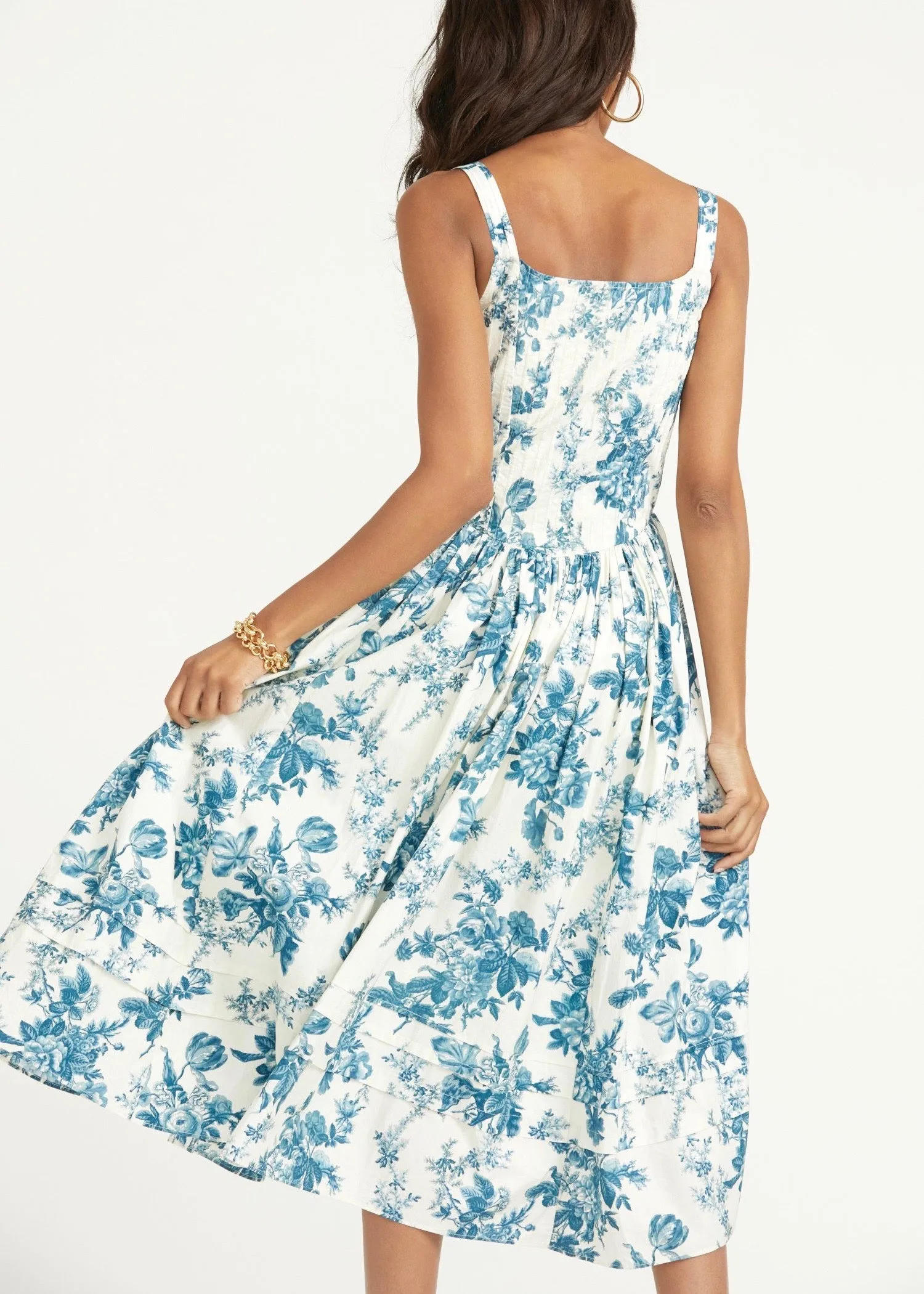 Majory Dress (Blue China)