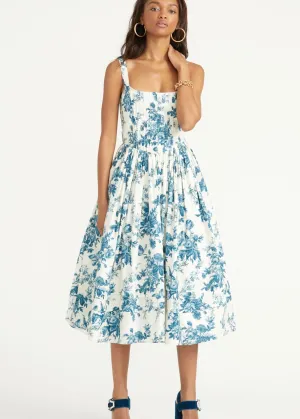 Majory Dress (Blue China)