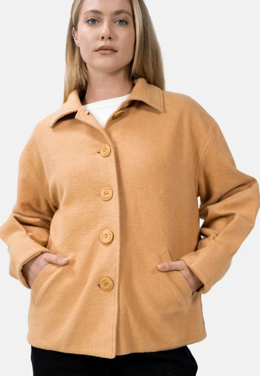 Malmo Organic Cotton Cocoon Jacket | Doe