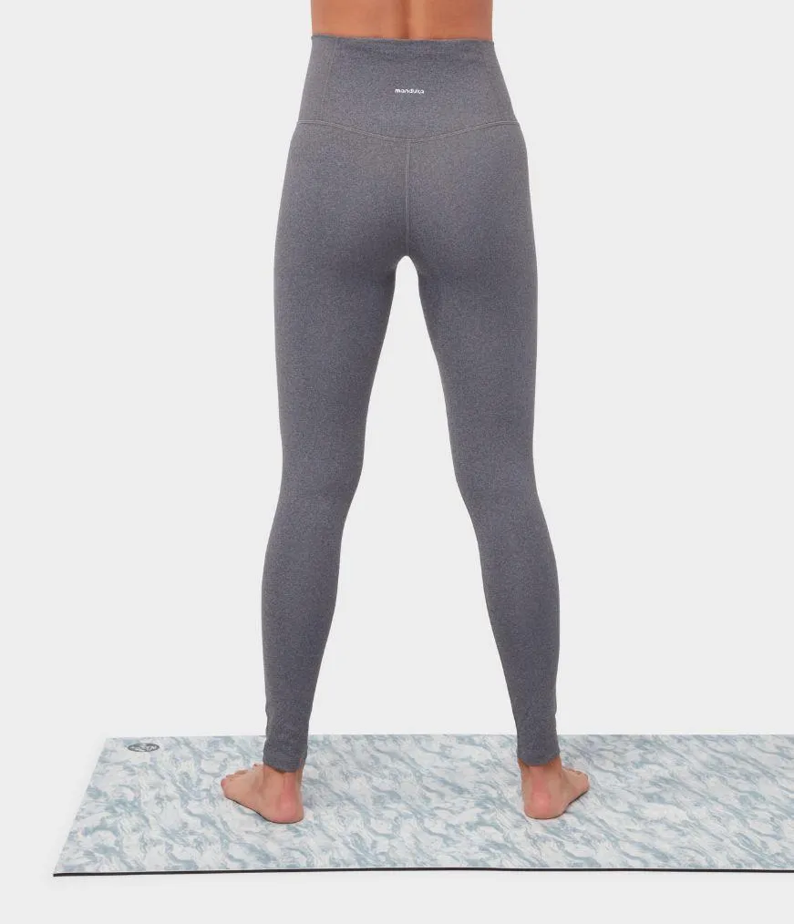 Manduka Apparel - Women's Essence Legging - Heathered Grey