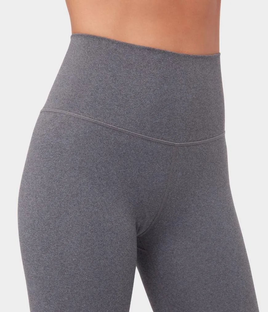 Manduka Apparel - Women's Essence Legging - Heathered Grey