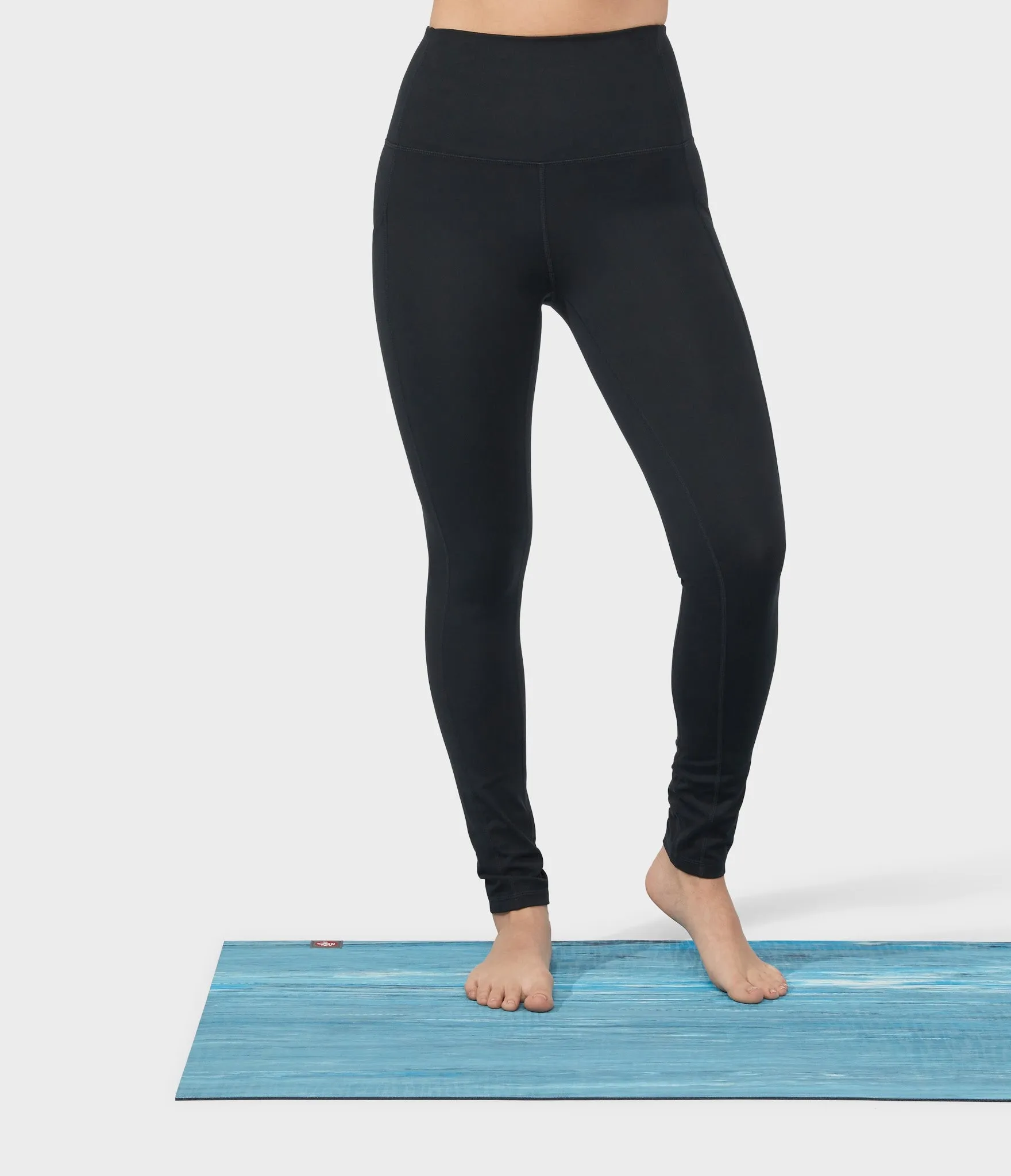 Manduka Apparel - Women's Performance Legging - High Rise W/Pocket - Black