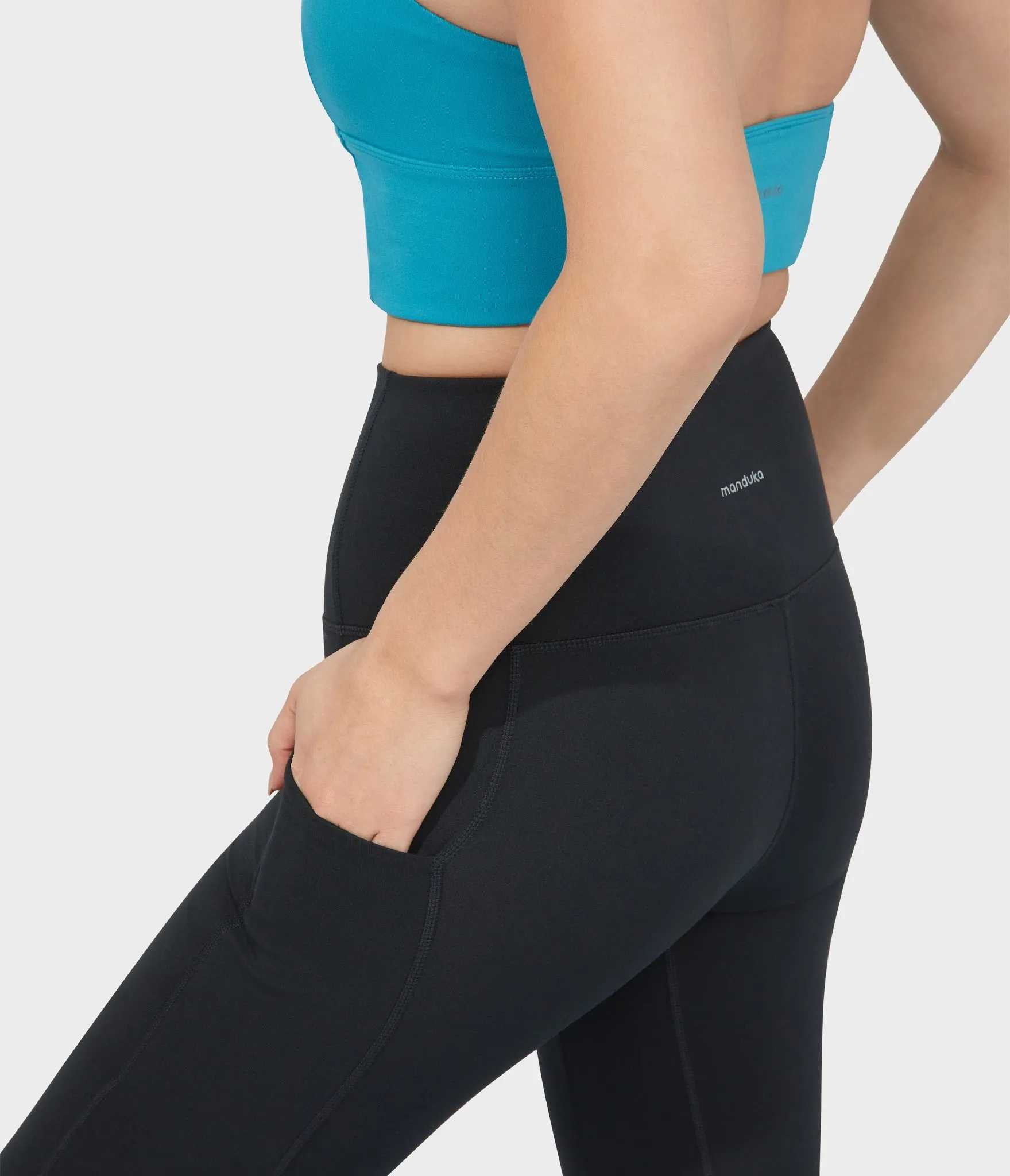 Manduka Apparel - Women's Performance Legging - High Rise W/Pocket - Black