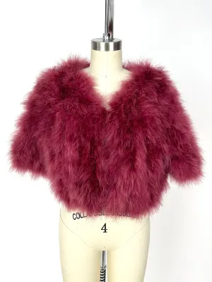 Marabou Cropped Jacket