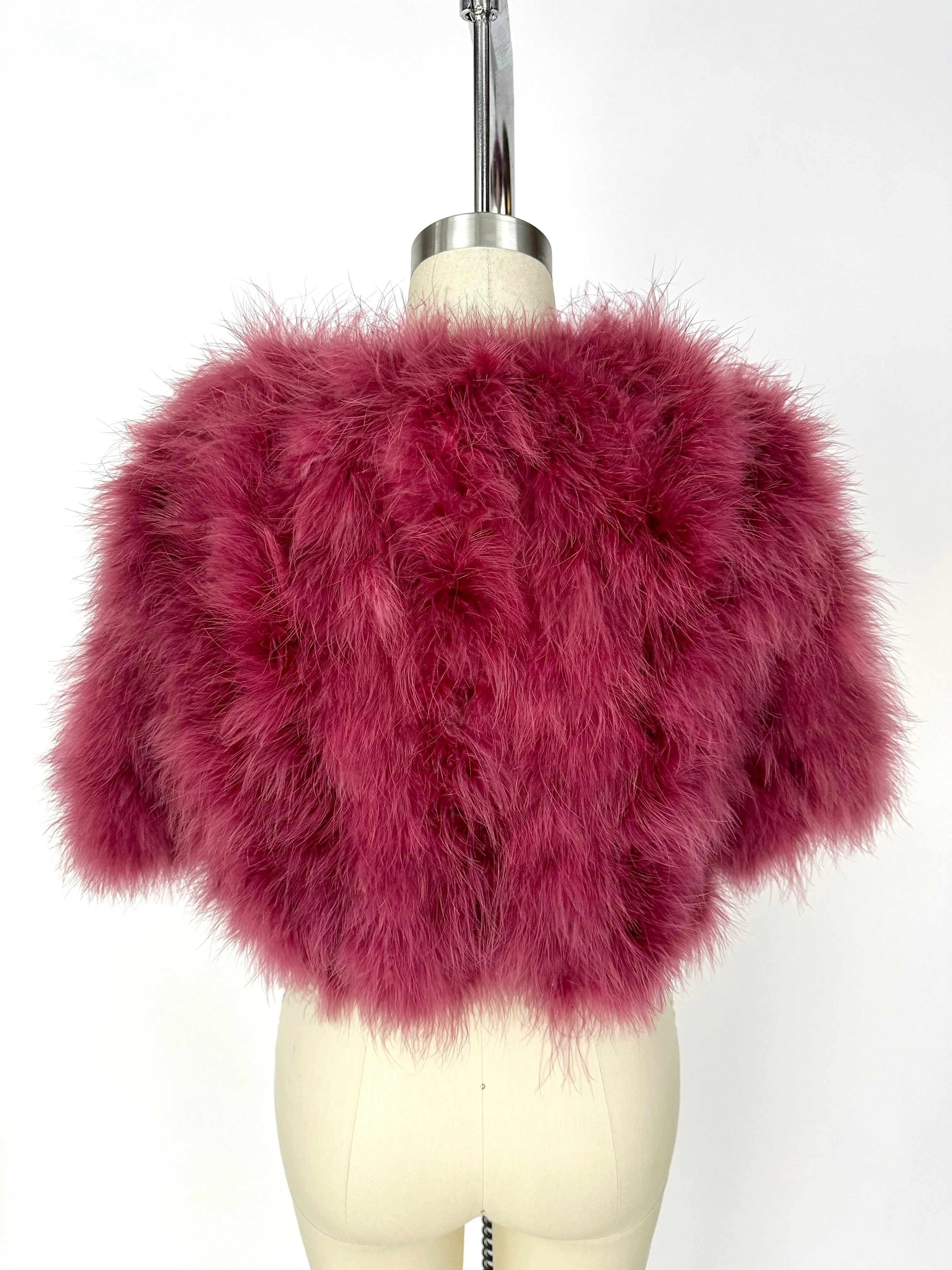 Marabou Cropped Jacket