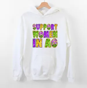 Mardi Gras Support Women In Ag Hoodie (S-3XL) Unisex - Multiple Colors!