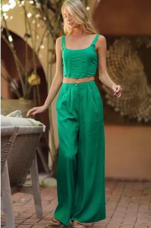 Marie Corset High Waisted Pants Set