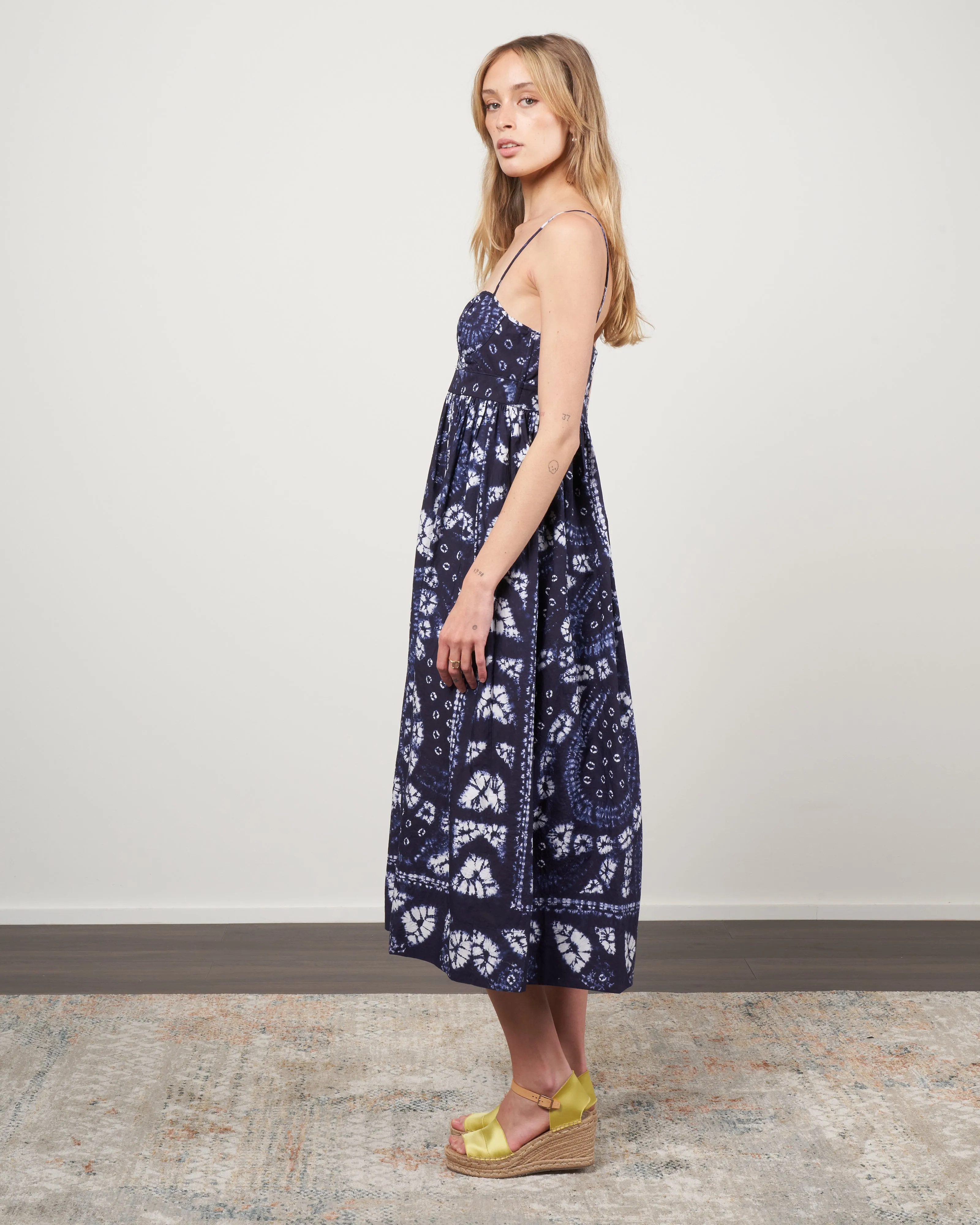 mariza dress - indigo