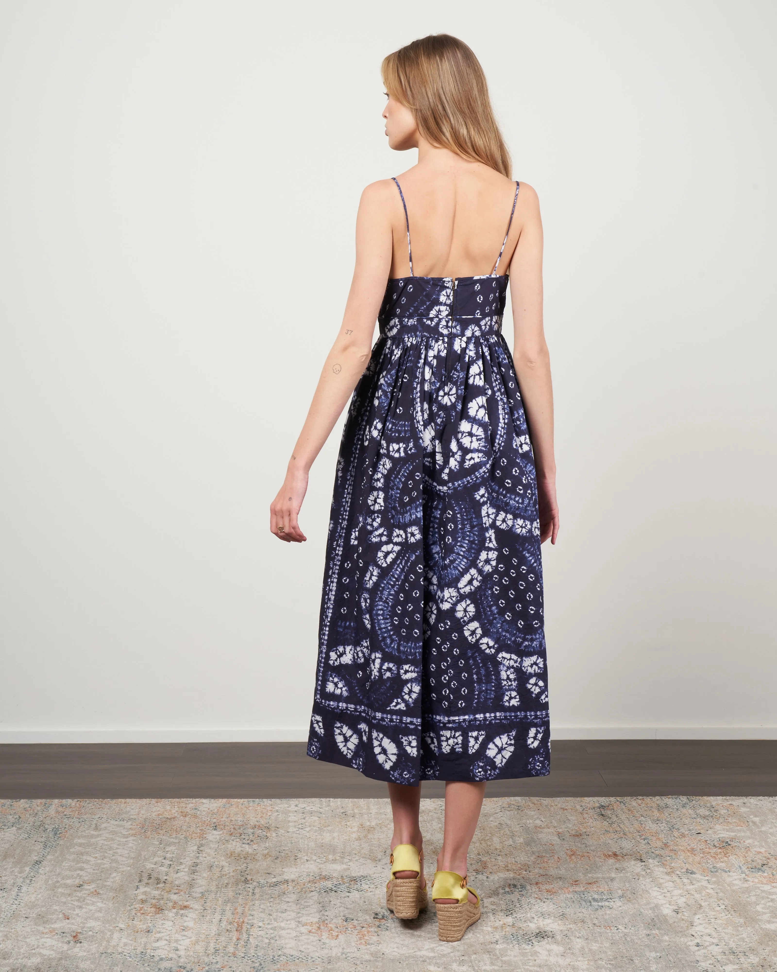 mariza dress - indigo