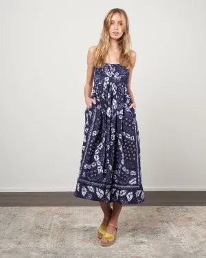mariza dress - indigo