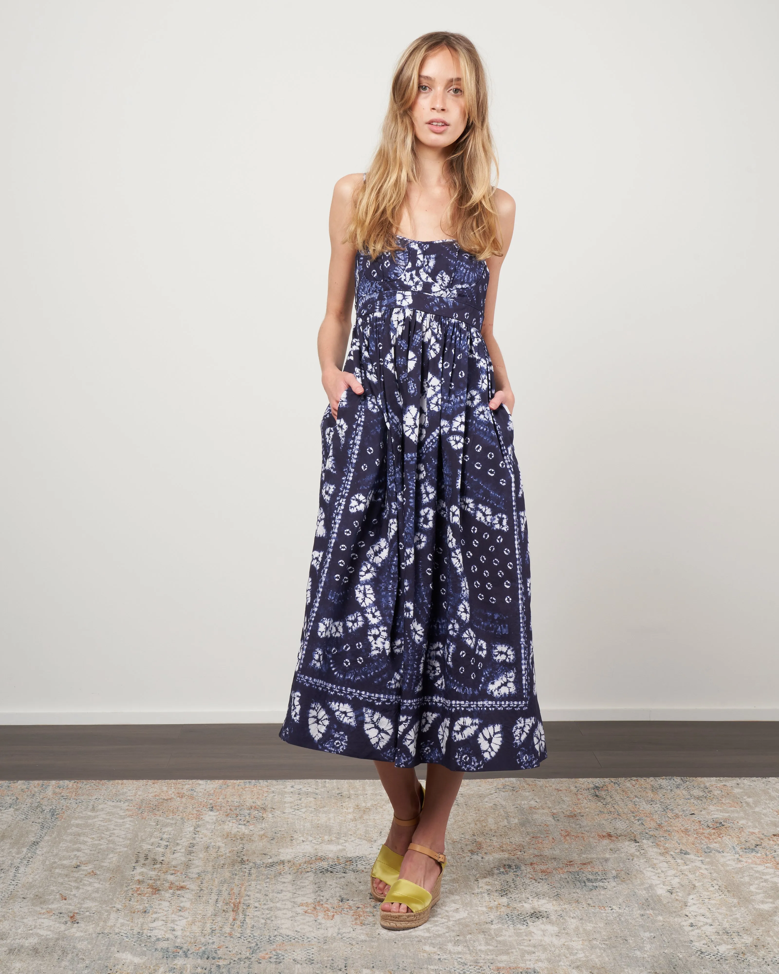 mariza dress - indigo