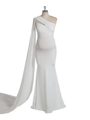 Maternity Fitted Mermaid Dress Baby Shower Gown  Maternity Dresses for Wedding YW240094
