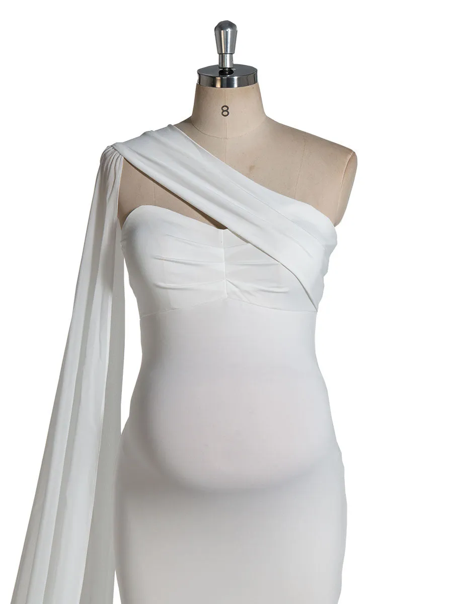 Maternity Fitted Mermaid Dress Baby Shower Gown  Maternity Dresses for Wedding YW240094