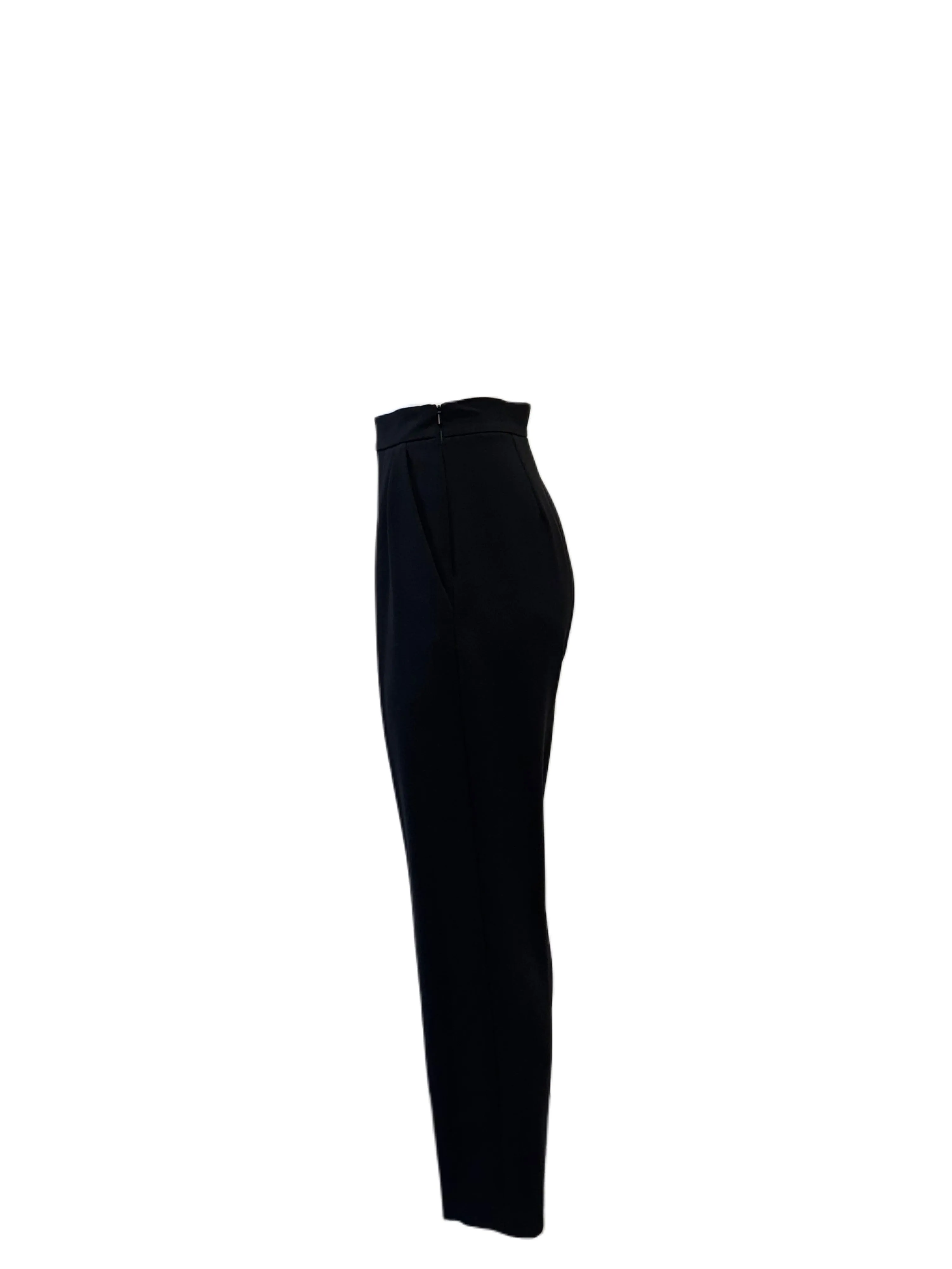 Max Mara Women's Black Anagni High Rise Pants NWT
