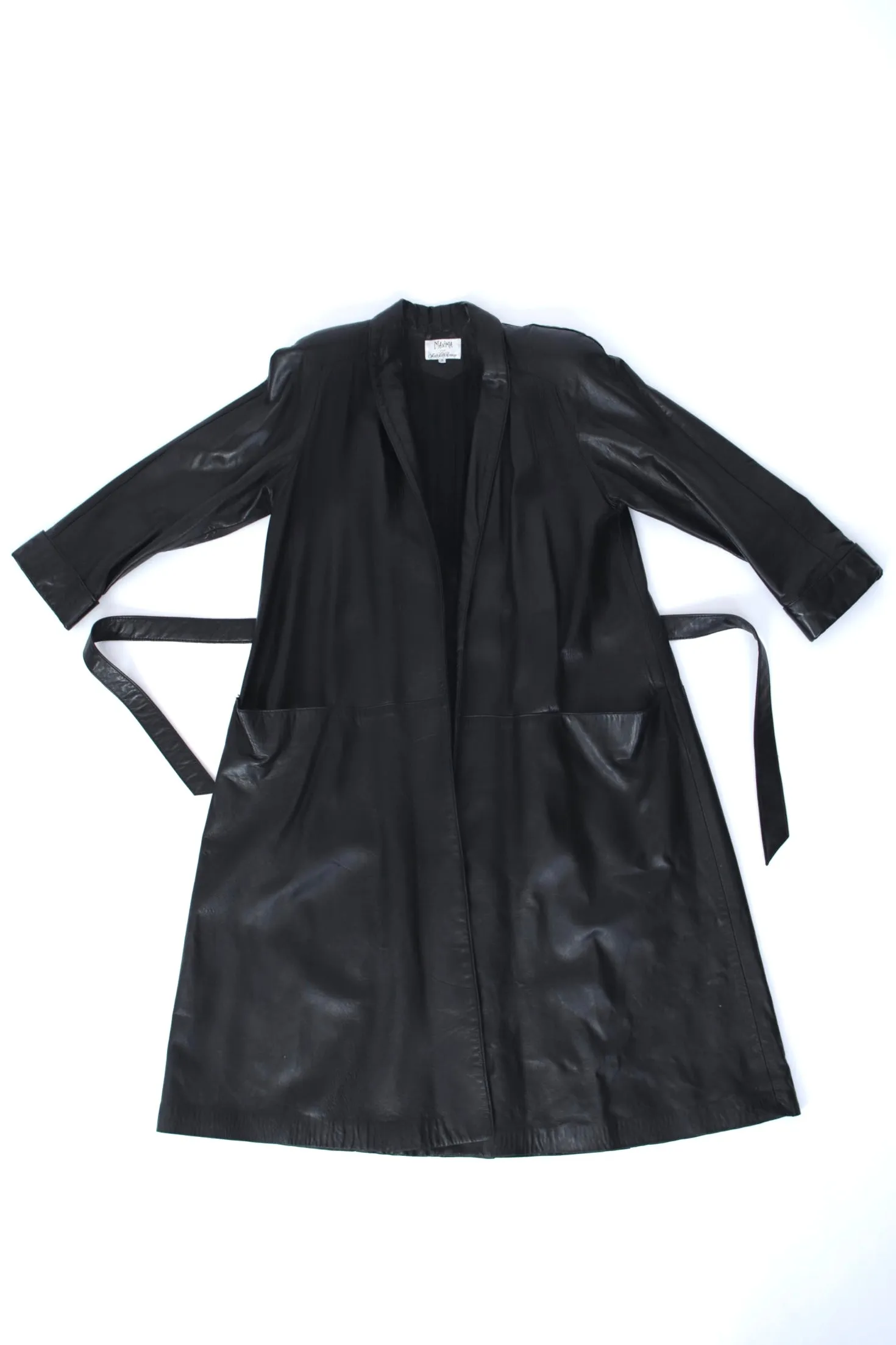 Maxima Lambskin Long Coat