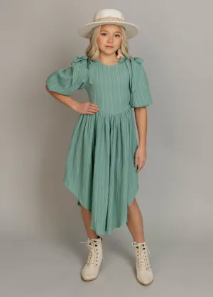 Maylie Dress in Aqua
