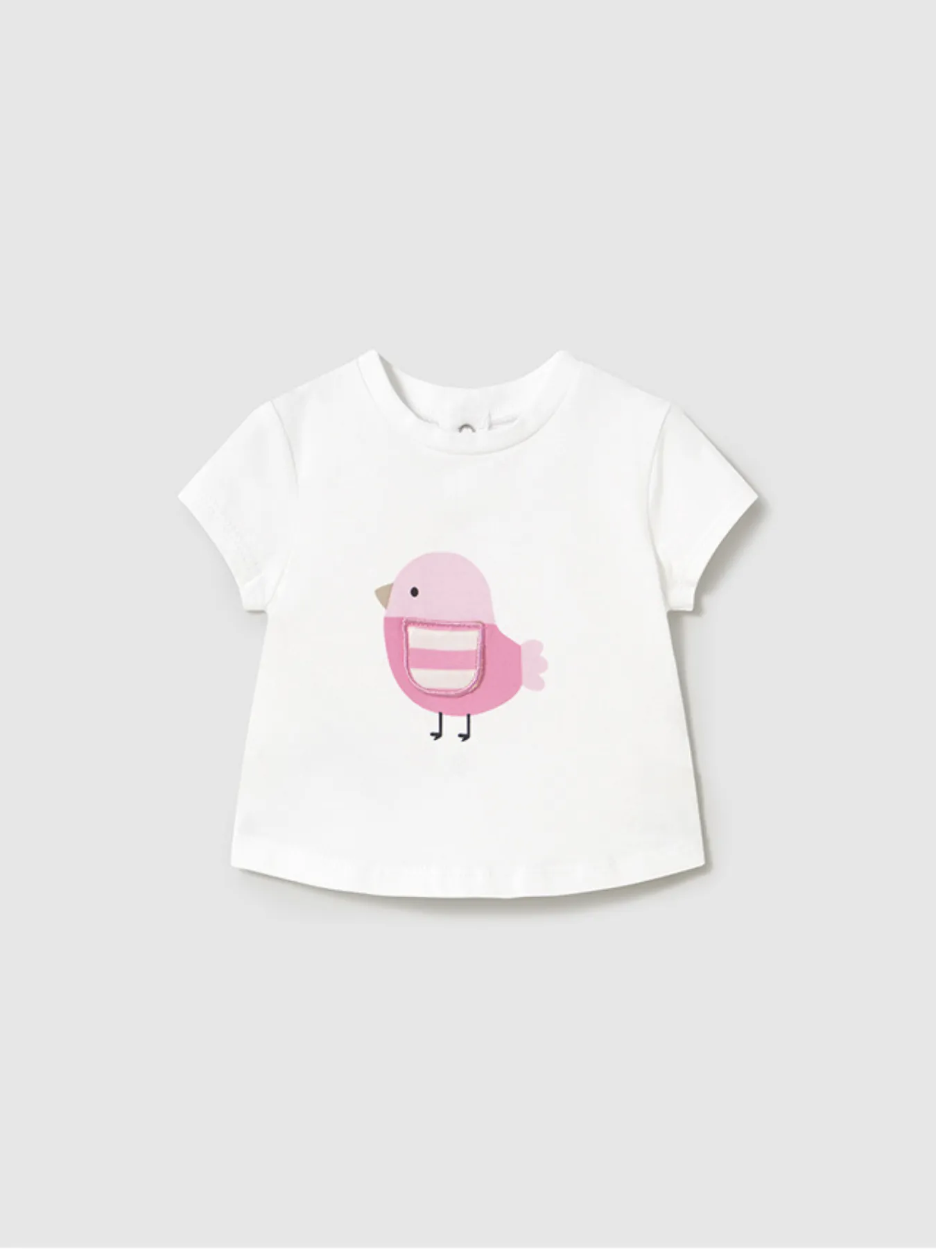 Mayoral Baby Girl Pink Bird Tracksuit Set