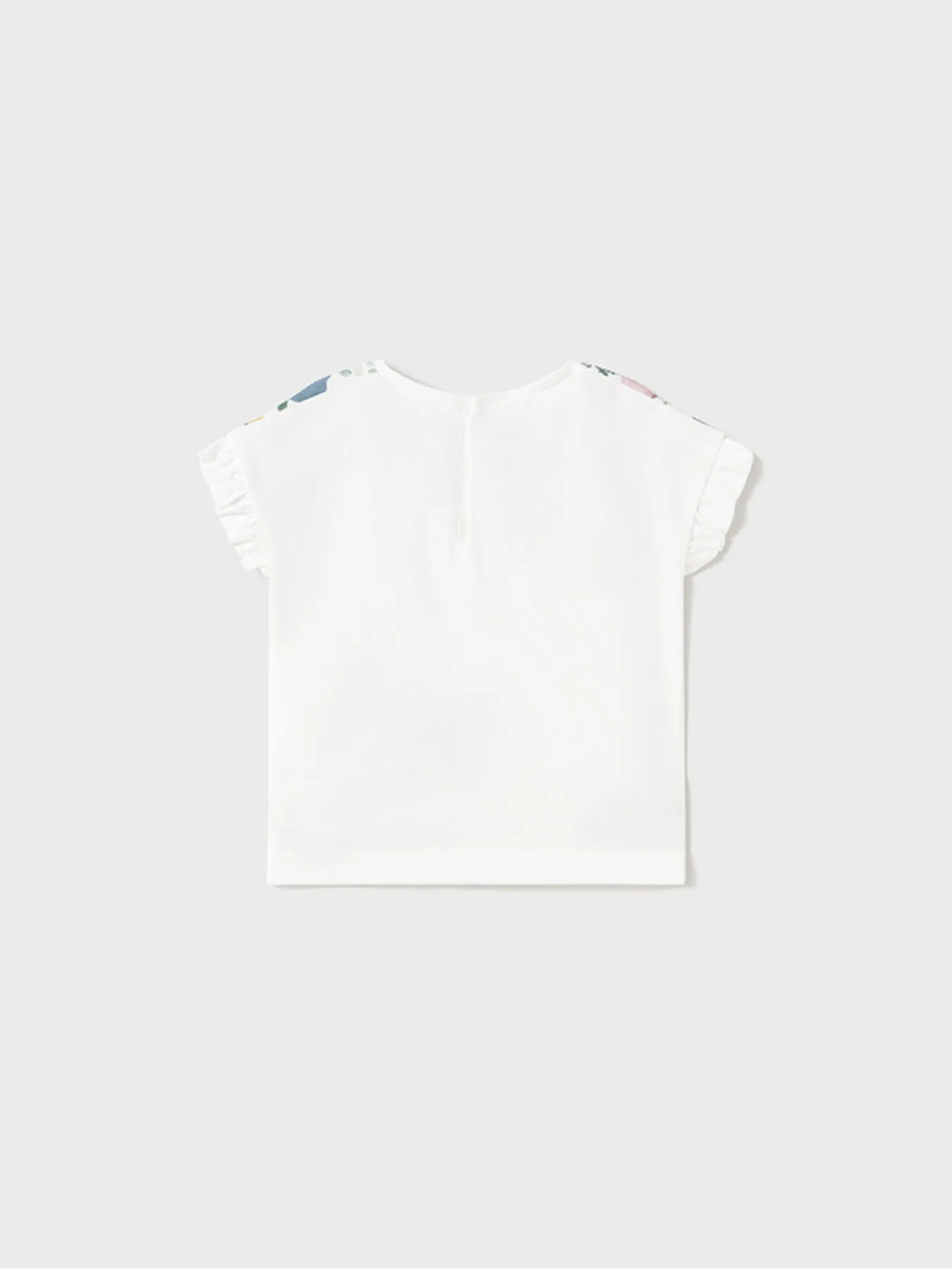 Mayoral Toddler Girl Floral Slogan T-shirt