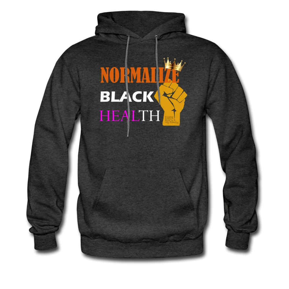 Men's Let's Normalize Black Health Hoodie (Alternative Design)