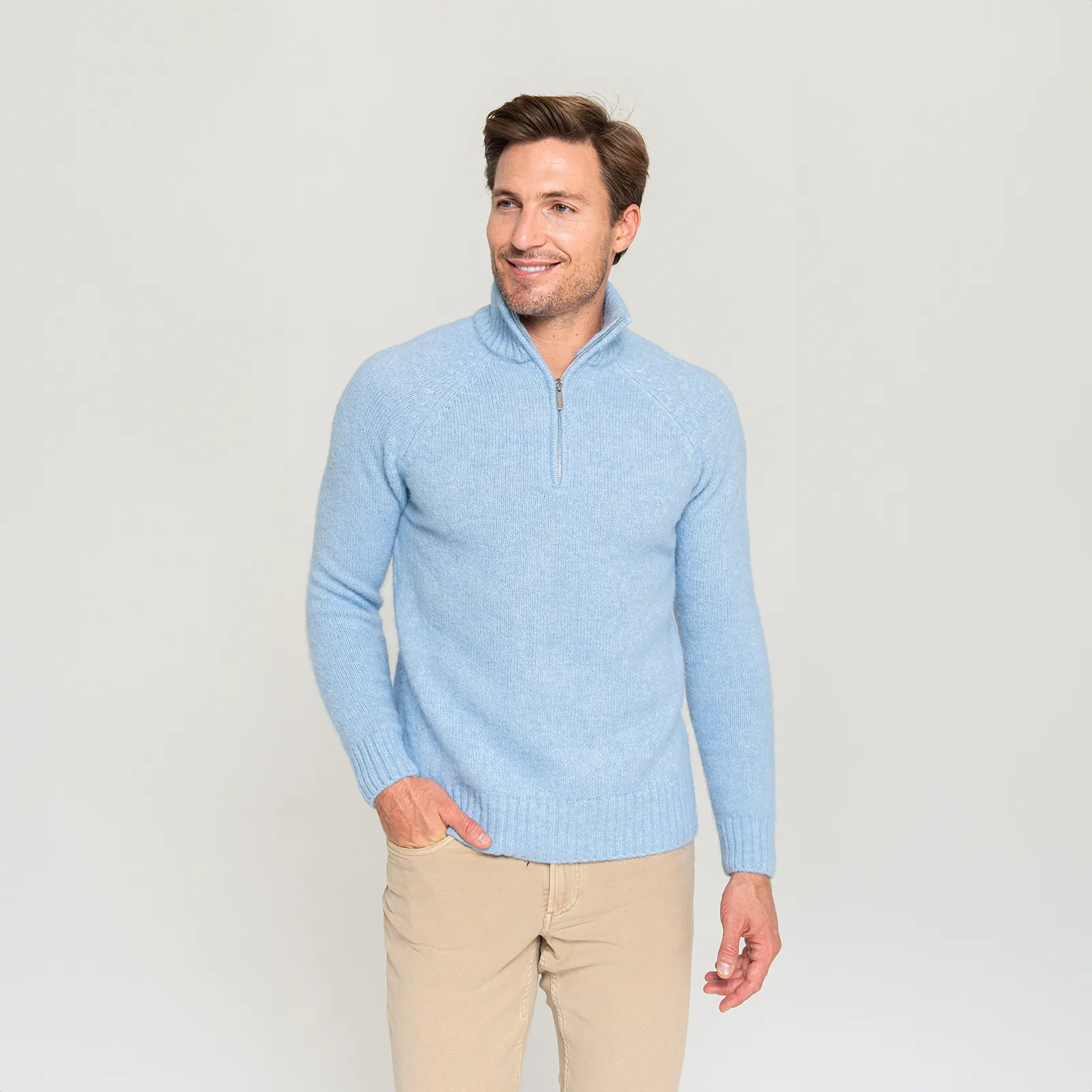 Men's Quarter Zip Sweater