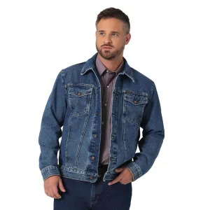 MENS STONEWASH UN-LINED WRANGLER DENIM JACKET