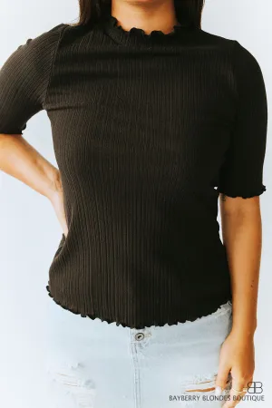 Merrow Edge Top-Black