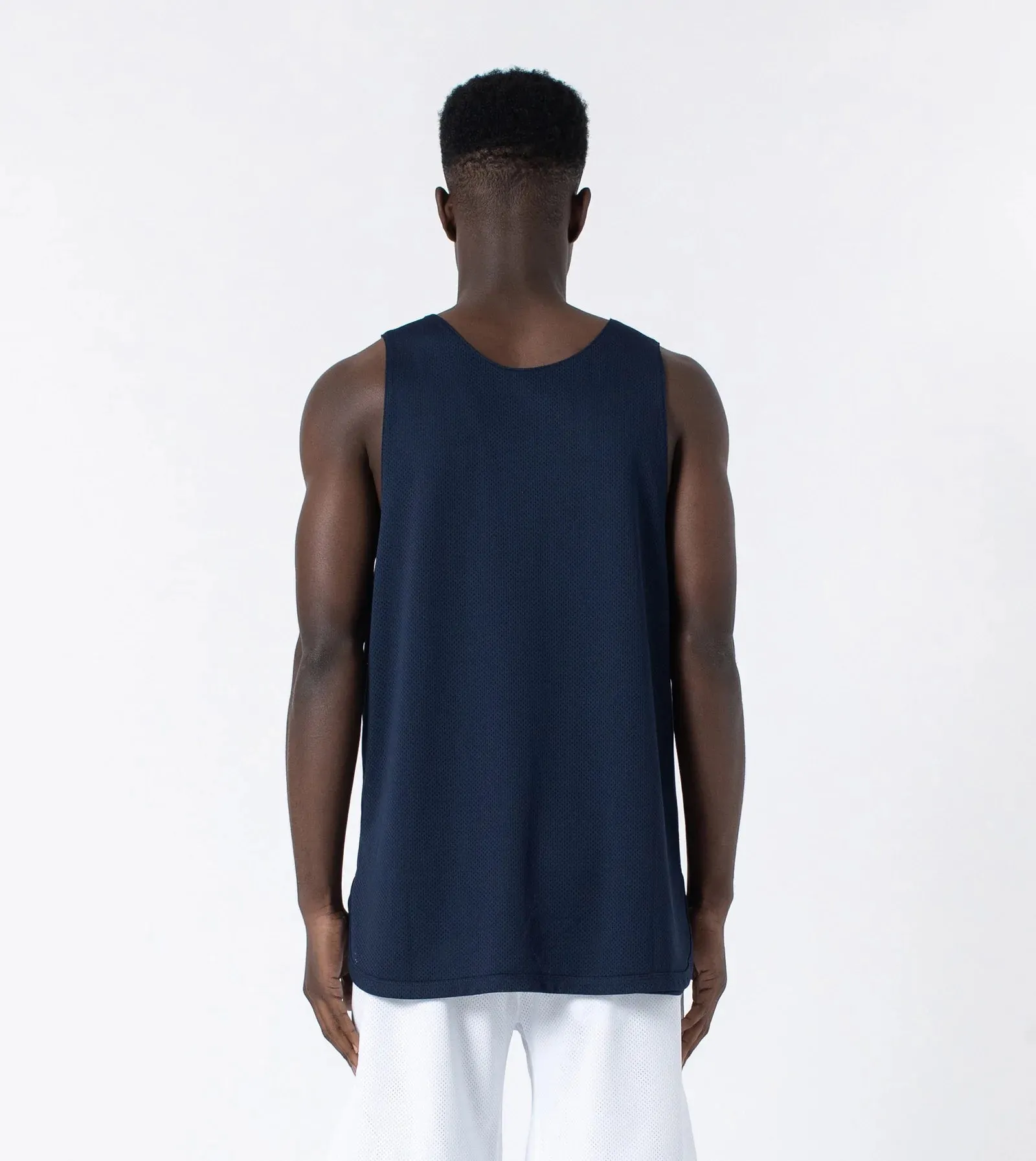 Mesh Rugger Tank top Indigo