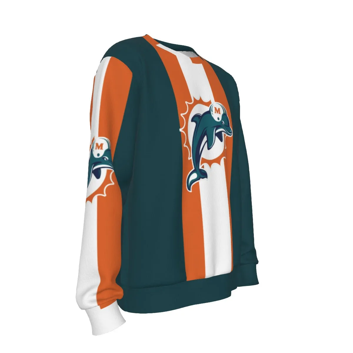 Miami Dolphins Game Day All-Over Men's Sweater