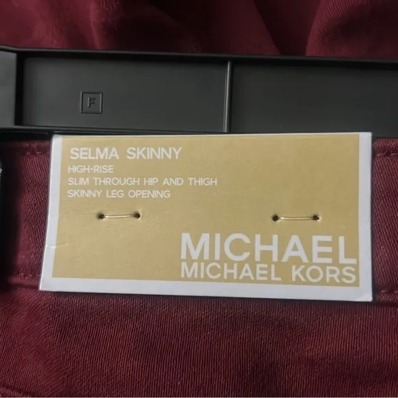 MICHAEL Michael Kors Plus Size Super Stretch High-Rise Pants in Merlot