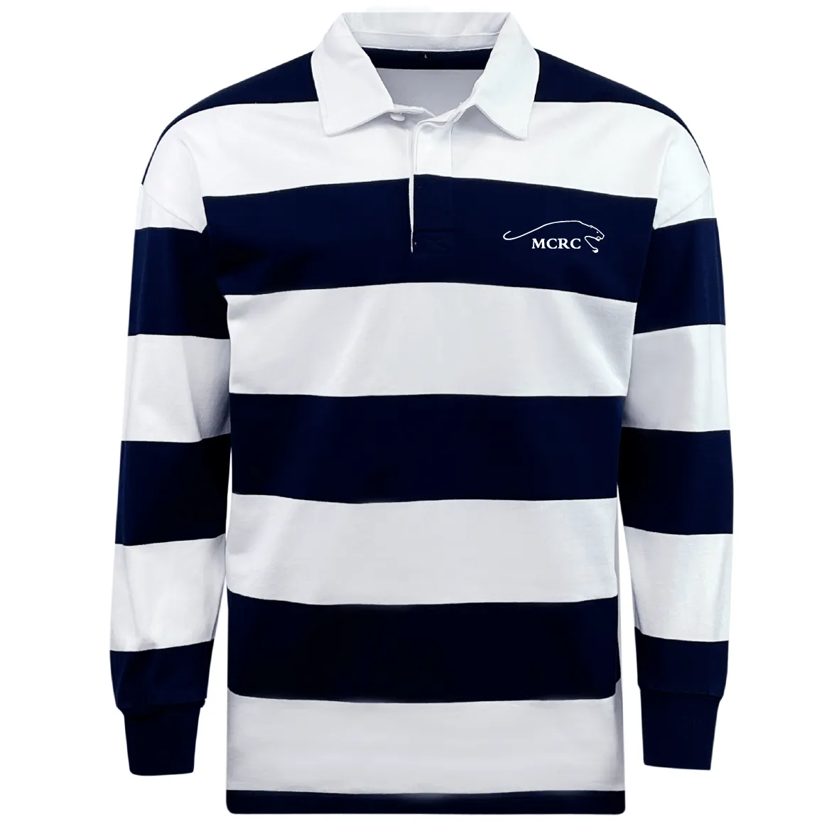 Middlebury College Rugby Classic Long Sleeve Hooped Rugby Jersey