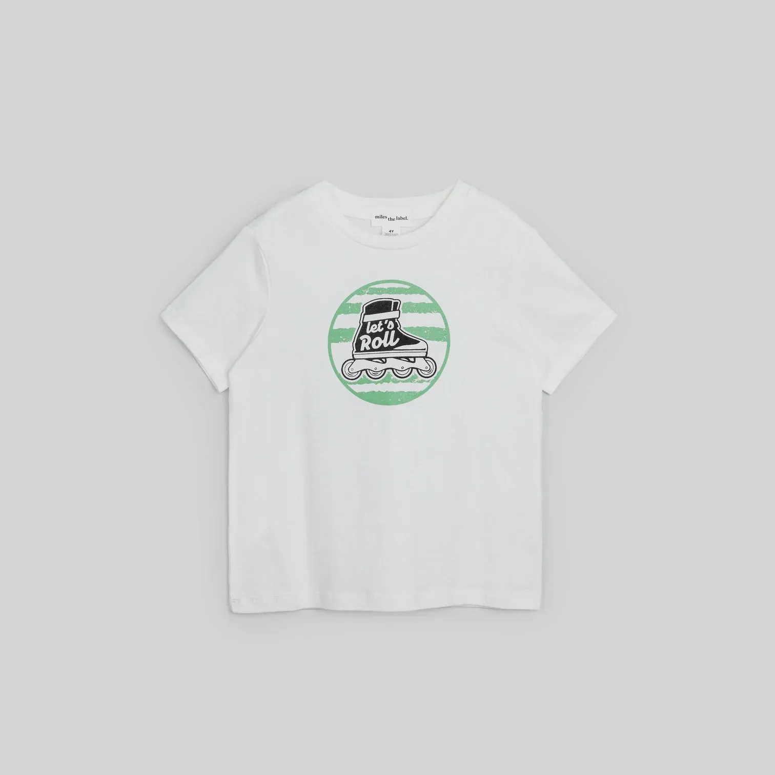 Miles the Label - Lets Roll T-shirt - Off White