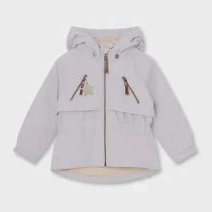 MINI A TURE Copenhagen - Matalgea Fleece Lined Spring Jacket - Purple Raindrops