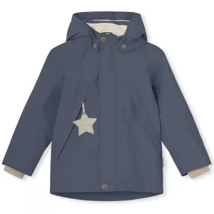 MINI A TURE Copenhagen - Matvalon Fleece Lined Spring Jacket - Ombre Blue
