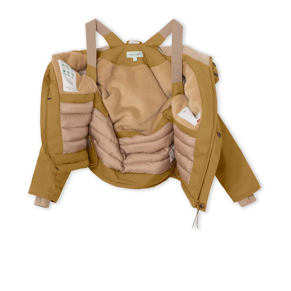 MINI A TURE - Kastorio Fleece Lined Winter Jacket - Medal Bronze