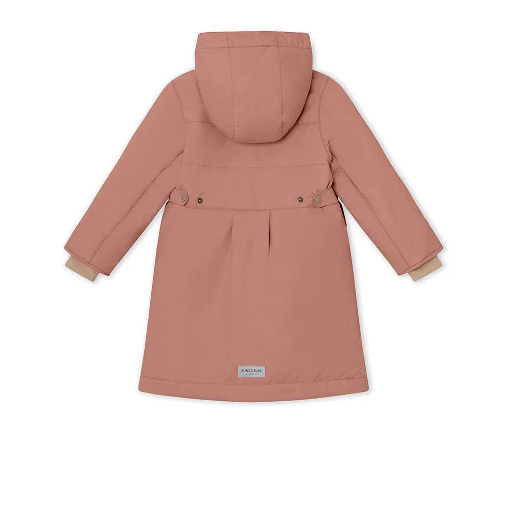 MINI A TURE - Vencasta Fleece Lined Winter Jacket - Wood Rose