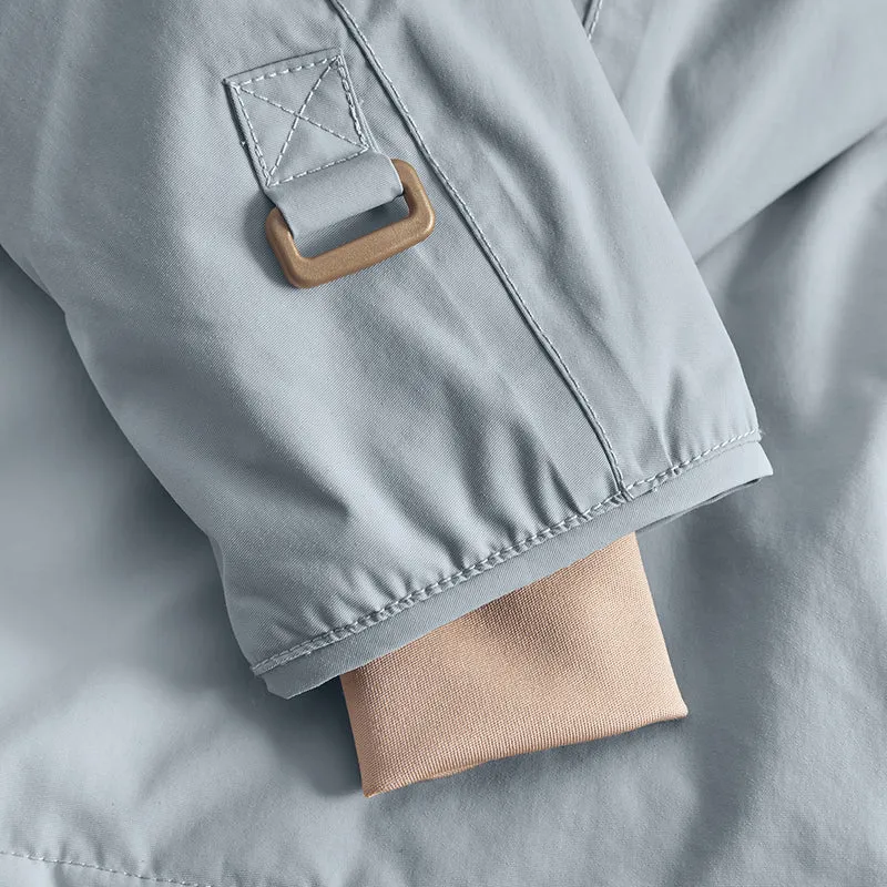 Mini A Ture - Wang fleece lined winter jacket - Citadel blue
