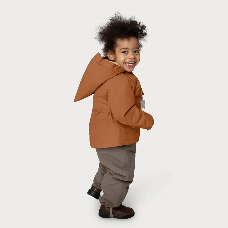 Mini A Ture - Wang fleece lined winter jacket - Pecan brown