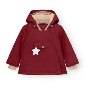 Mini A Ture - Wang fleece lined winter jacket - Red merlot