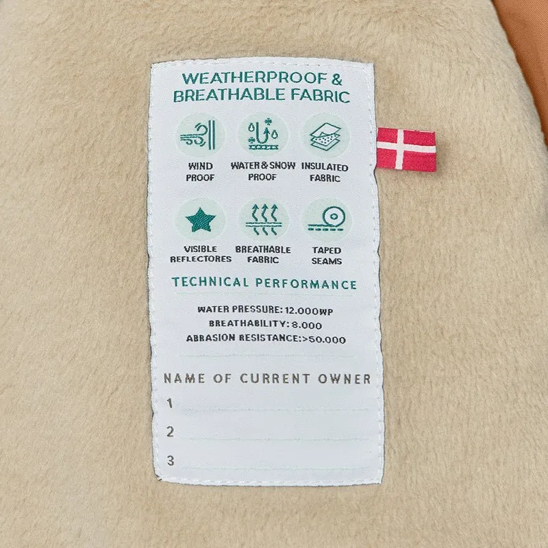 Mini A Ture - Wisti fleece lined snowsuit - Pecan brown